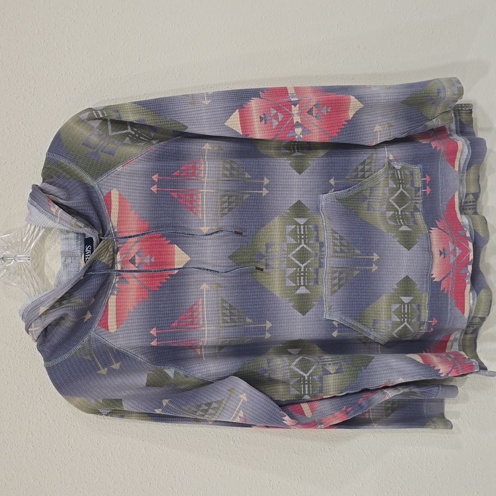 Chaps Ralph Lauren Aztec Thermal Sz LG